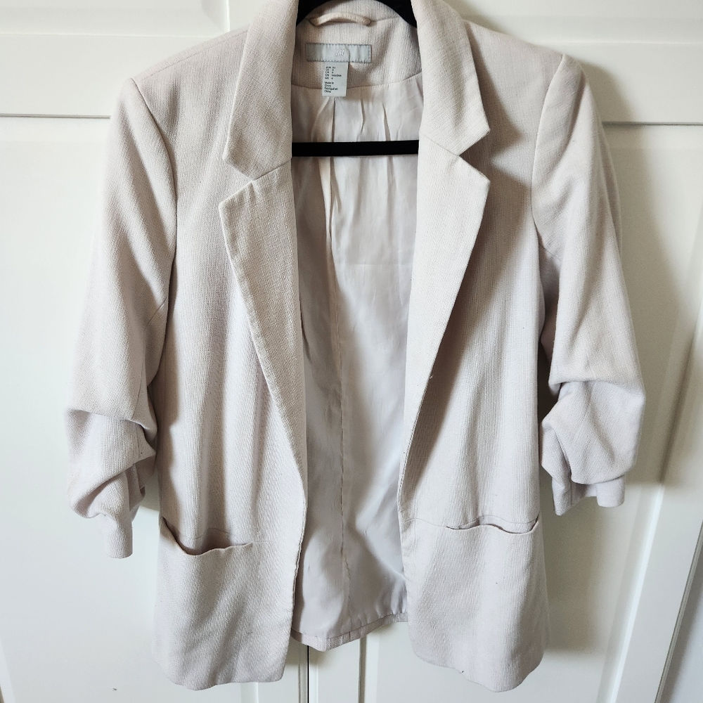 H&M Blazer off white, size 4